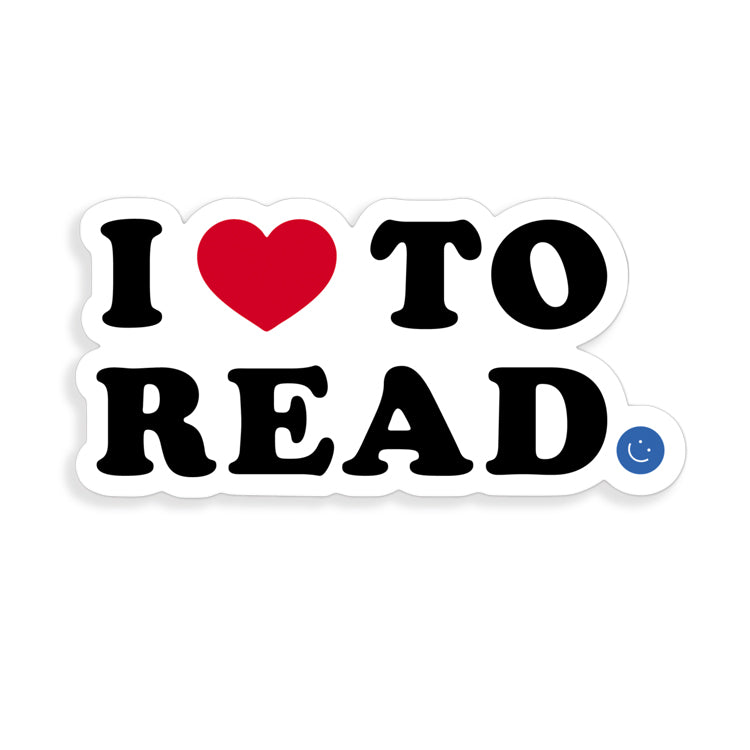 I Heart to Read Sticker