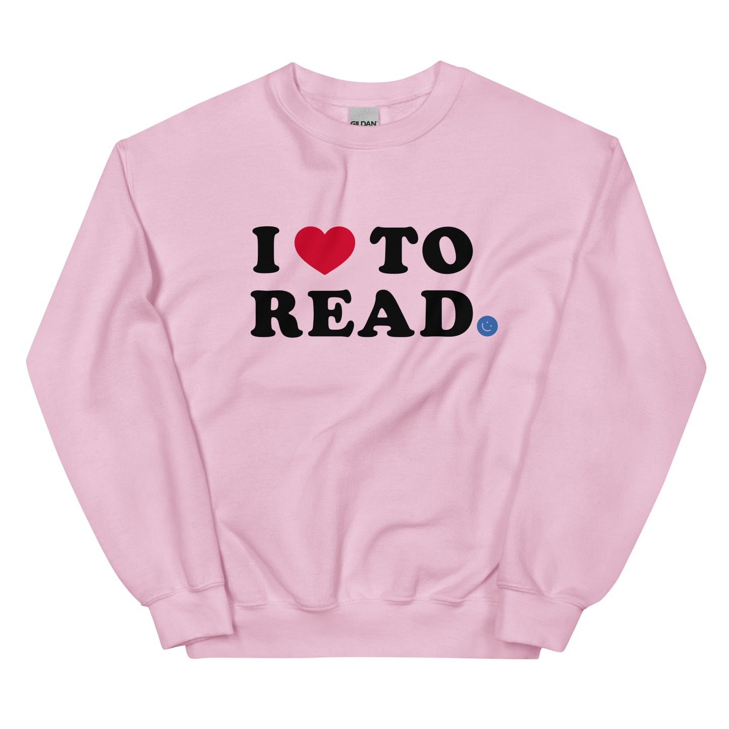 I HEART TO READ CREWNECK