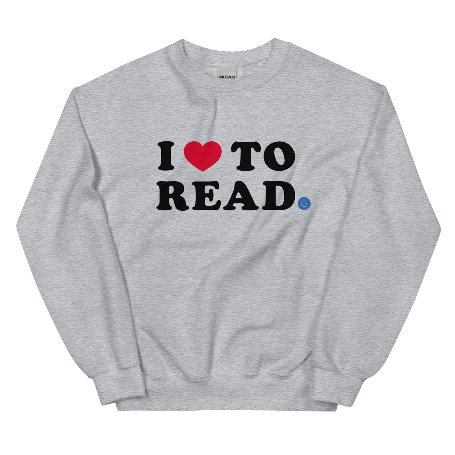 I HEART TO READ CREWNECK