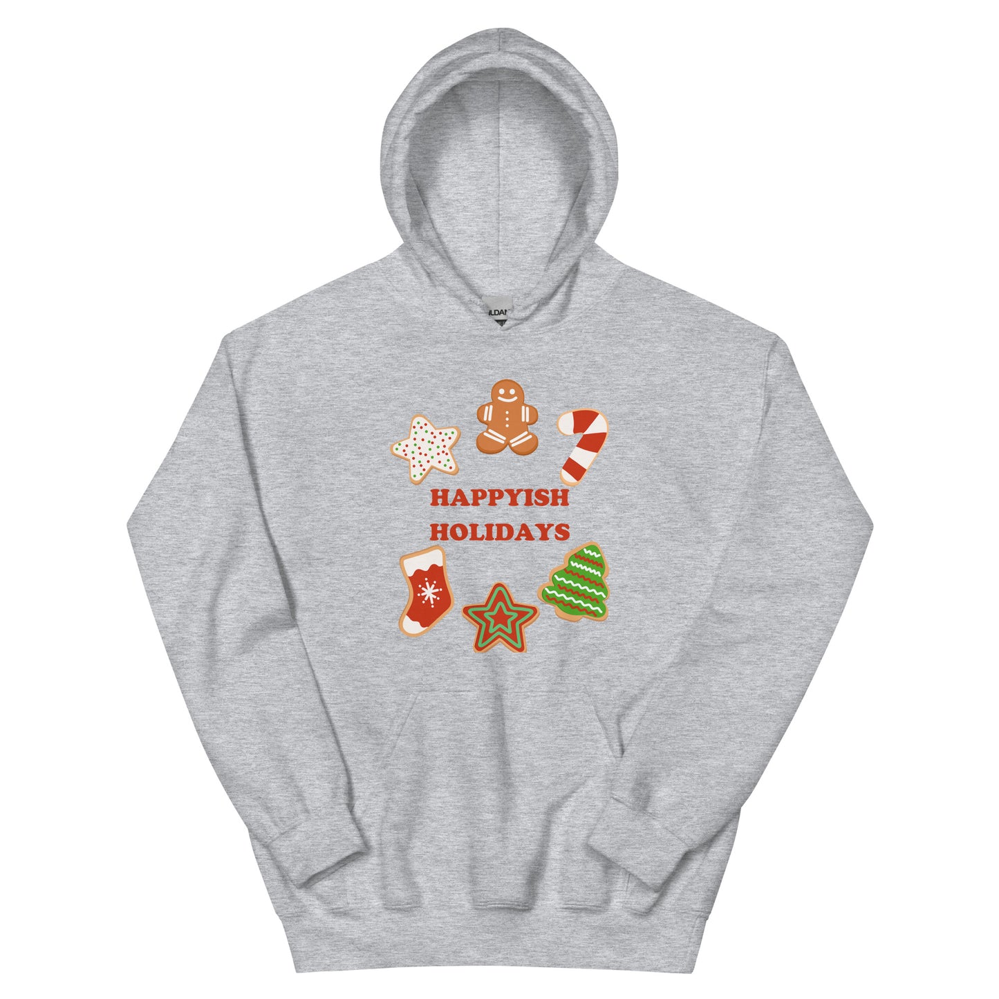 Happyish Holidays Hoodie - Sugar Cookie