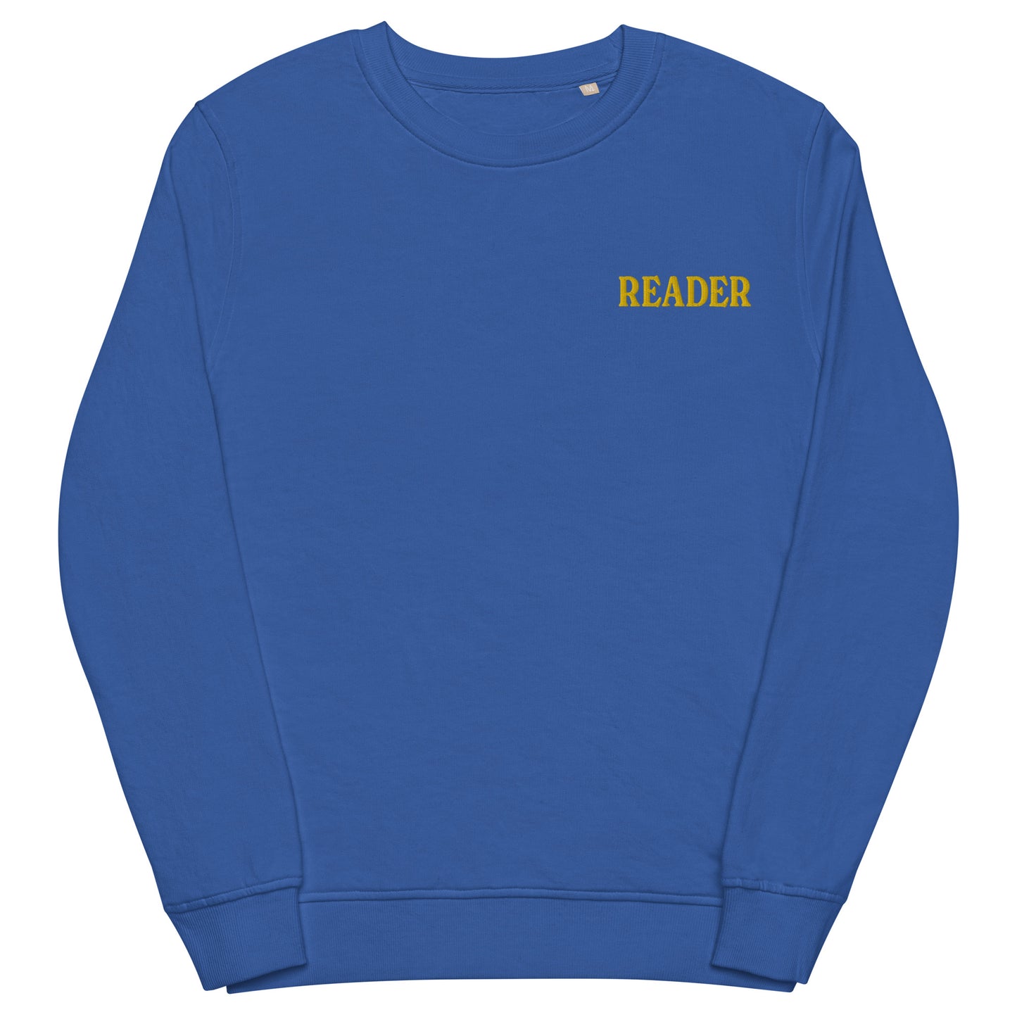 READER EMBROIDERED SWEATSHIRT - UNISEX - BOLD