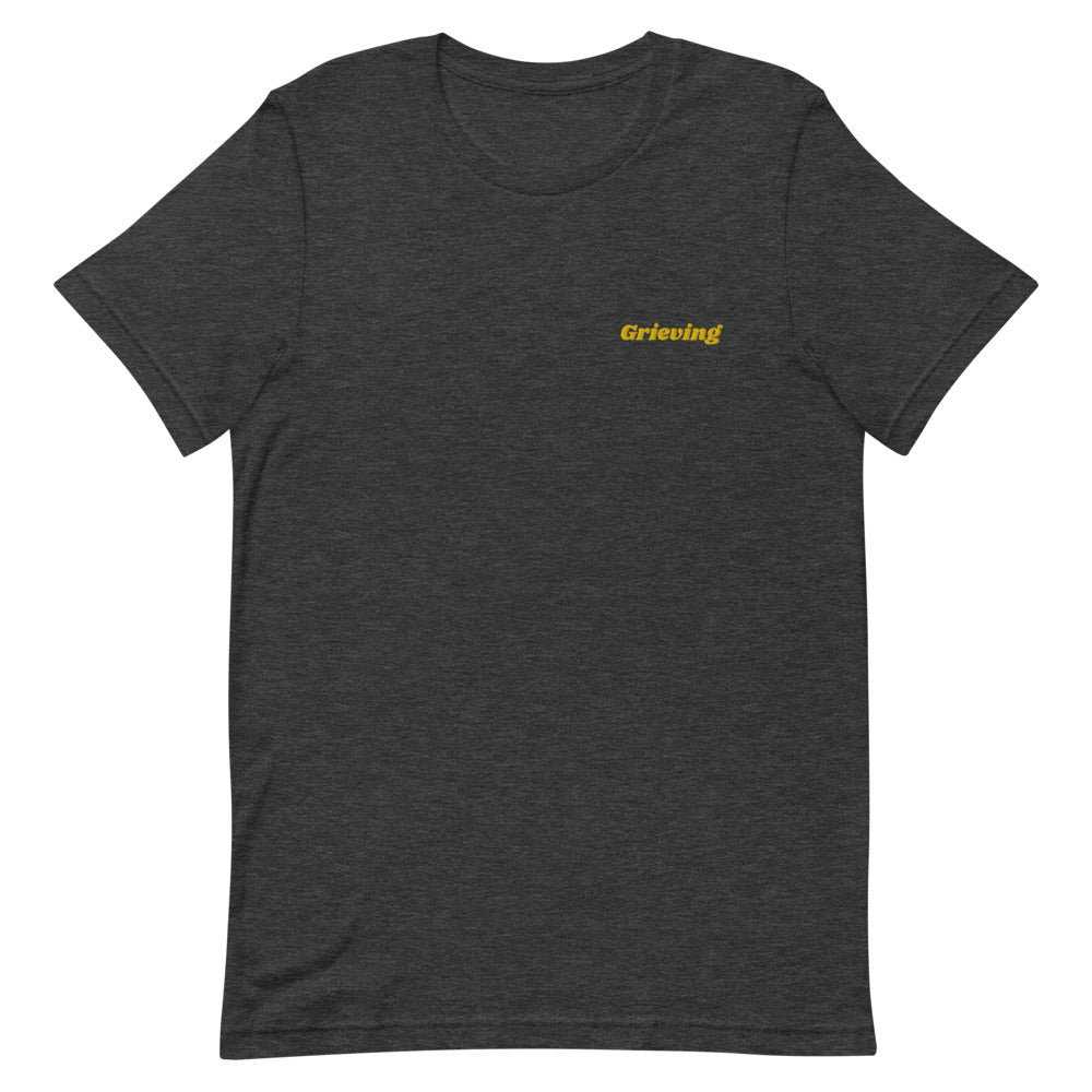 FEELINGS T SHIRT | Grieving - Dark Grey Heather
