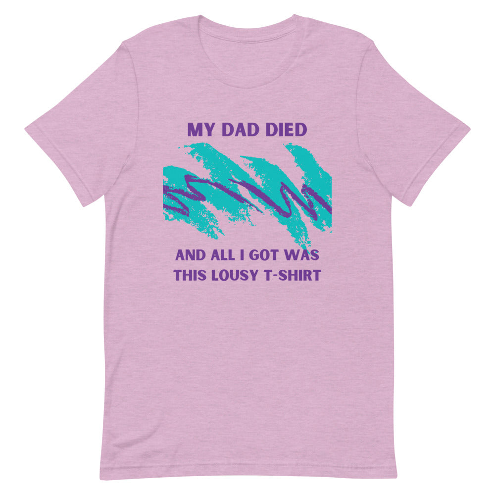 LOUSY T SHIRT - DAD - Heather Prism Lilac