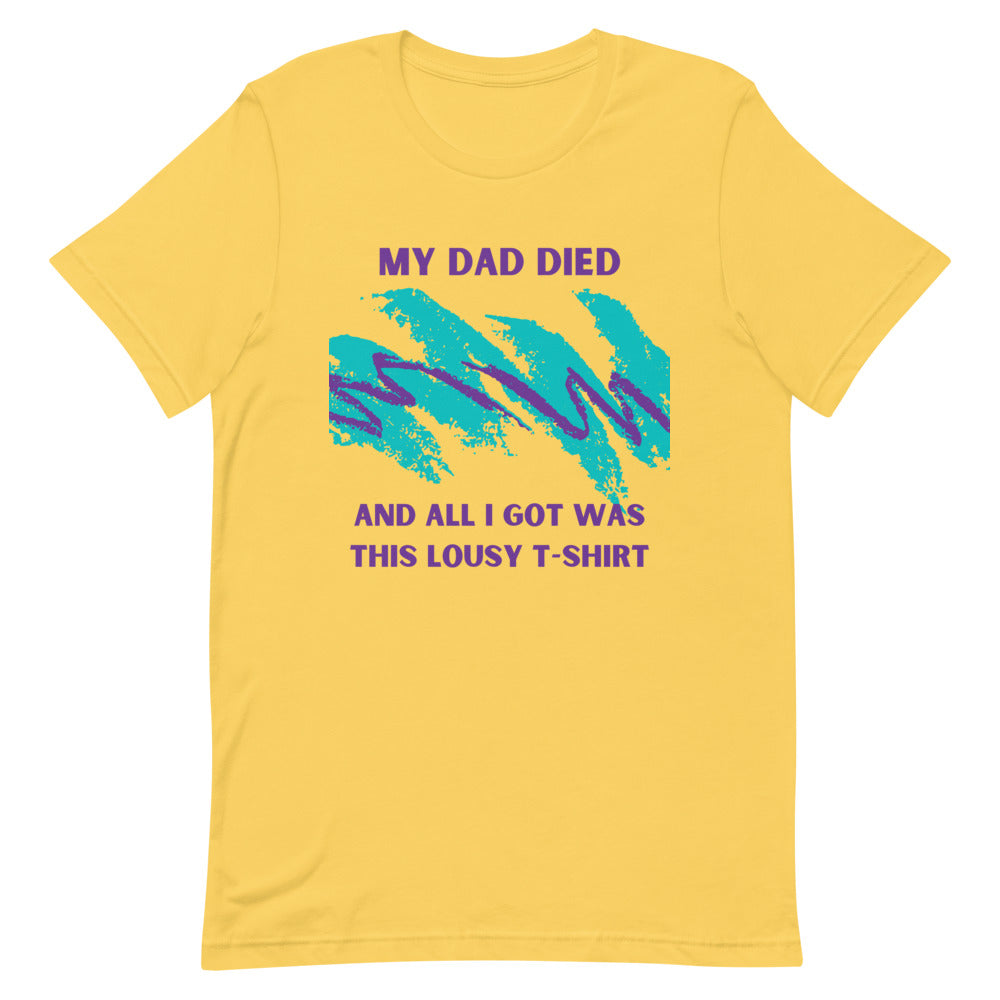 LOUSY T SHIRT - DAD - Yellow