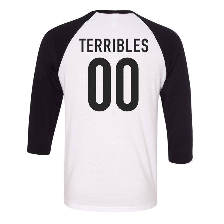 Team Terribles Raglan Sleeve T Shirt