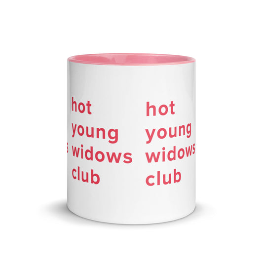 Hot Young Widows Club Print Mug