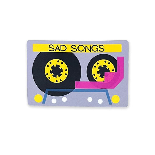 Sad Songs Mixtape Sticker