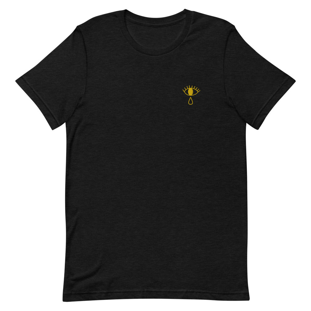 TTFA LOGO EMBROIDERED T-SHIRT - Black Heather