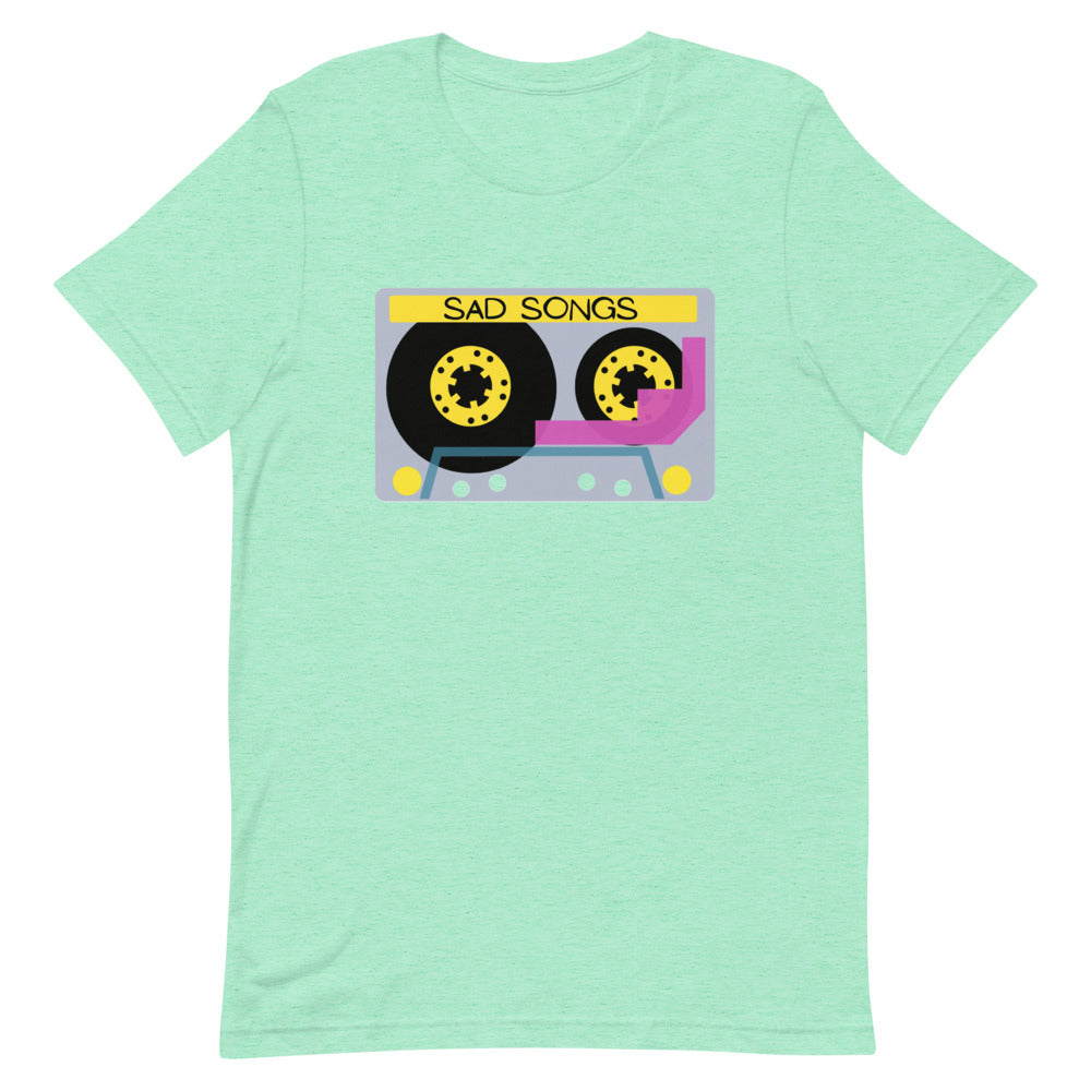 SAD SONGS T SHIRT - Heather Mint