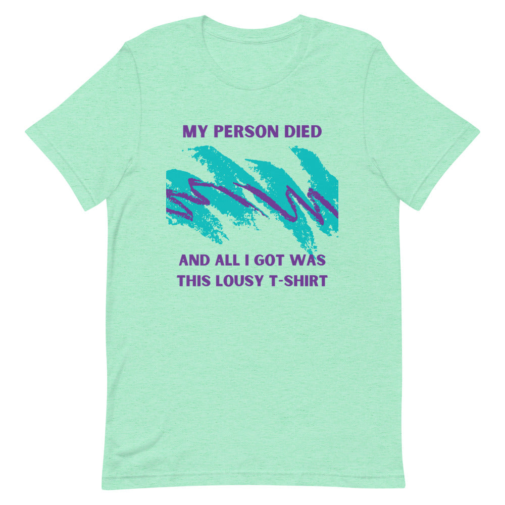 LOUSY T SHIRT - PERSON - Heather Mint