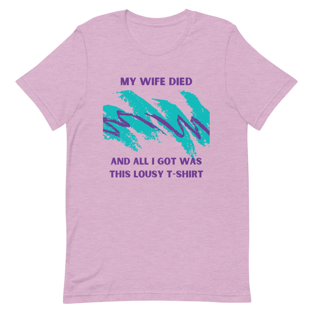 LOUSY T SHIRT - WIFE - Heather Prism Lilac