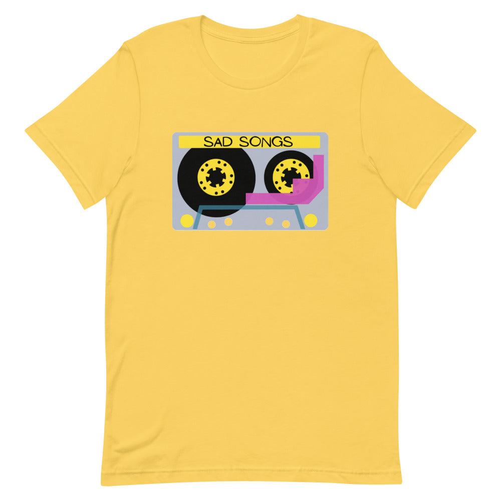 SAD SONGS T SHIRT - Yellow